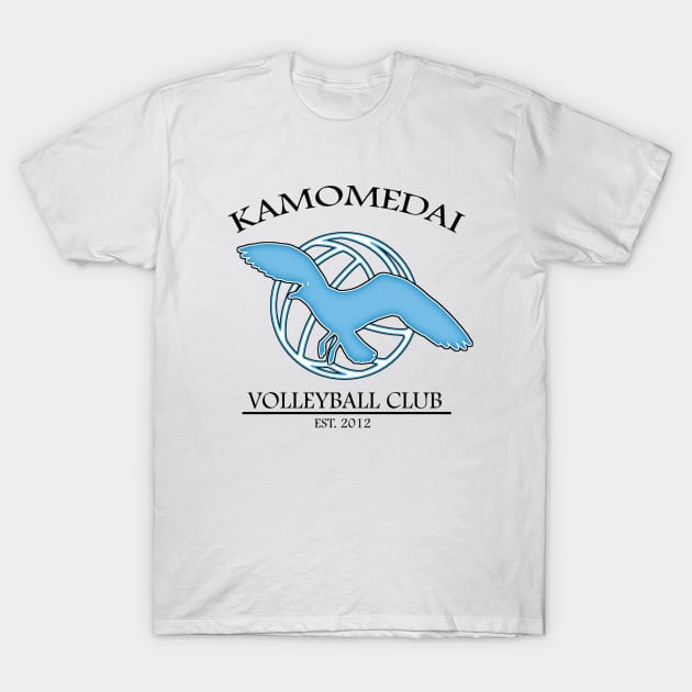 Kamomedai Volleyball Club T-Shirt by AislingKiera